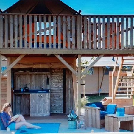 Tente Cabane Du Camping Hautoreille Bannes  Eksteriør bilde